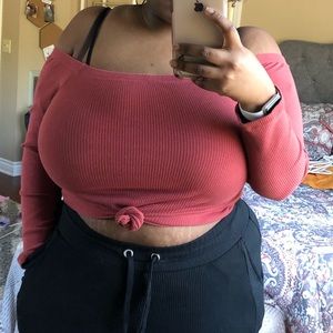 Forever 21 Plus Off The Shoulder Top